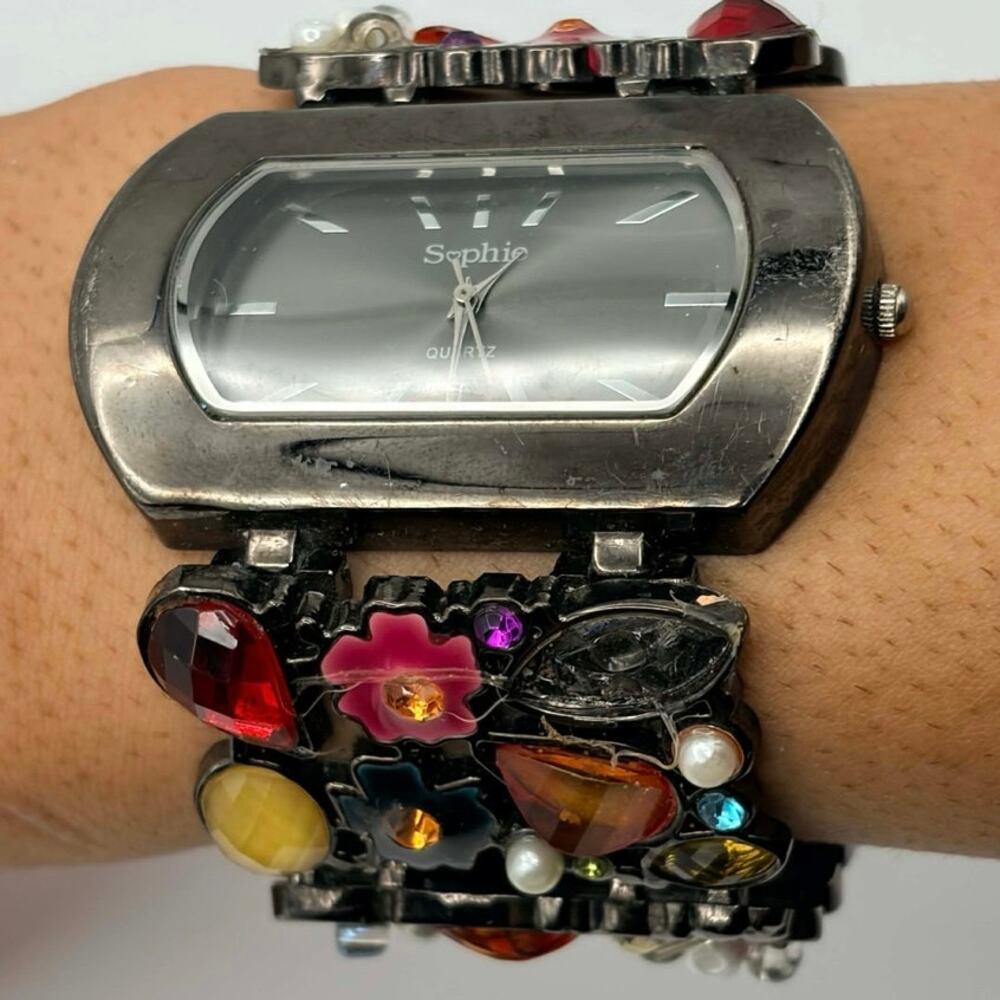 Red & Blue Floral Sophie Watch